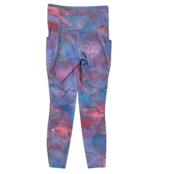 Lululemon Fast and Free High-Rise Tight 25” Hazy Afterglow Multi - Picture 5 of 6